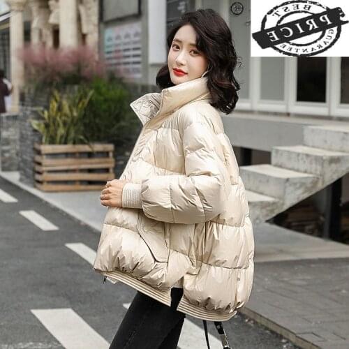 2021 Womens Winter Down Jacket Korean Coat Female Warm Thick Parkas Woman 20% White Duck Down Jackets Mujer Chaqueta LW
