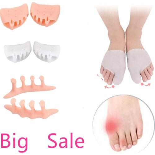 1pair 4 Styles Honeycomb Adult Anti-slip Pain Relief Foot Care Shock-absorbing Insoles Thumb Valgus Corretcor
