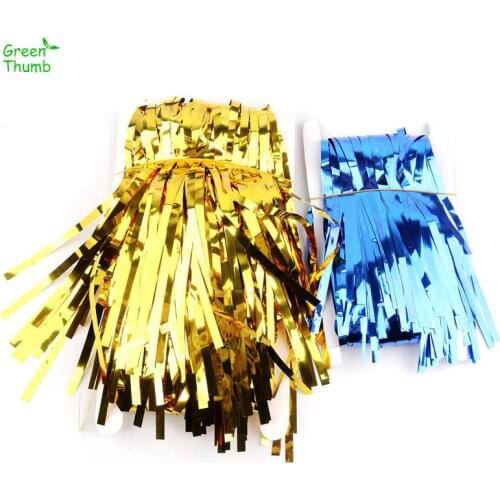 1pc 2m*1m Plastic Tassel Rain Curtain Gold Flash Background Wall Decor Wedding Birthday Party Stage Green Blue Red Purple Sliver