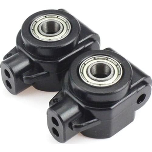 2Pcs Rear Wheel Axle Carrier Rear Axle Seat with Bearing 104001-1862 for Wltoys 104001 1/10 RC Car Spare Parts