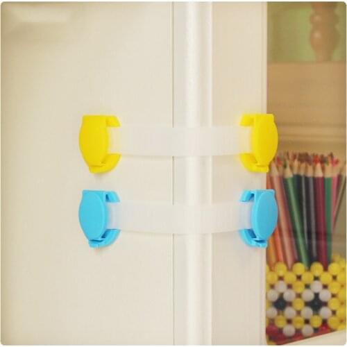 5pcs/lot Baby Cabinet Locks Safety Child Lock Refrigerator Drawer Sliding Door Fridge Protection of Children Locking Doors