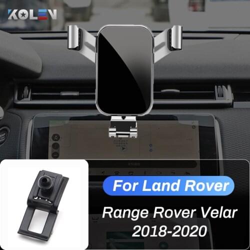Car Mobile Phone Holder For Land Rover Range Rover Velar 2018-2020 Car GPS Gravity Stand Special Navigation Bracket Accessories