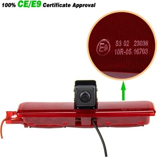 Freezzmi E9 HD Car Brake Light Rear View Reverse Backup Paking Camera for VW Caddy (2003-2014) Super Night Vision Waterproof