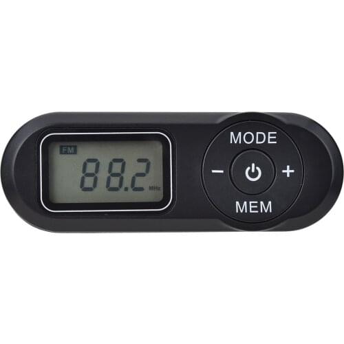 Digital Pocket FM Radio FM 64-108MHz Portable FM Radio Receiver with LCD Display Neck Lanyard 3.5mm Headphone