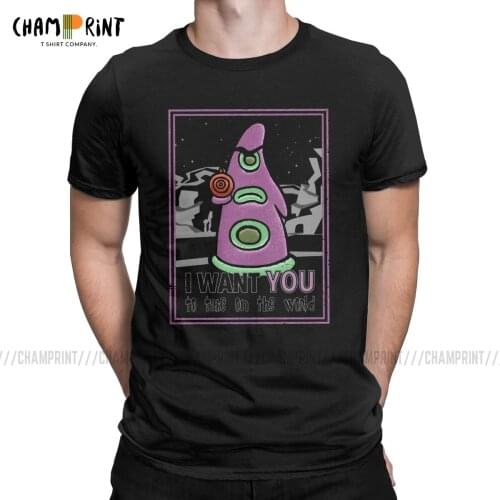 Uncle Purple T-Shirts for Men Day of the Tentacle Vintage 100% Cotton Tees Crewneck Short Sleeve T Shirts Gift Idea Clothes