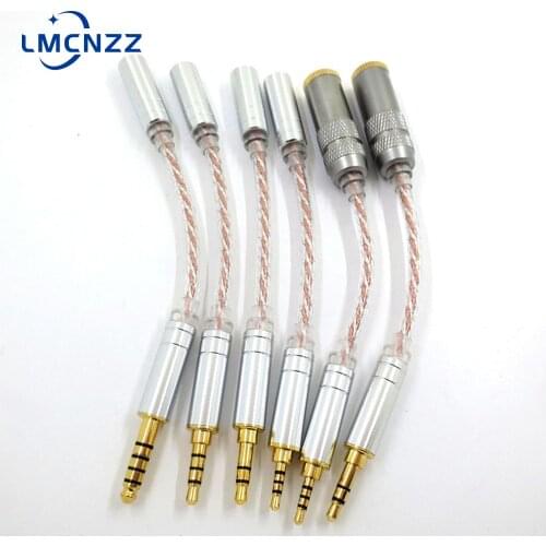 FDBRO HIFI Balanced Audio Cable Male 2.5mm To 3.5mm 4.4mm Female High Quality Stero Headphone Conversion Cables Line Adapter