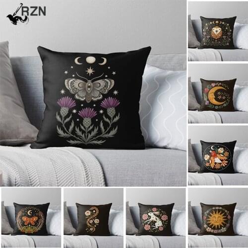 Nordic Cushion Cover Black Pillow Cover For Living Room Sofa 18x18 Decoration Pillow Case Christmas Decoration for Home Decor