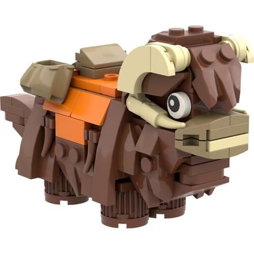 MOC 56873 Animal Beast Space Wars Medium Size Building Blocks High-tech Bricks Model DIY Toys For Kids Birthday Gifts 183pcs