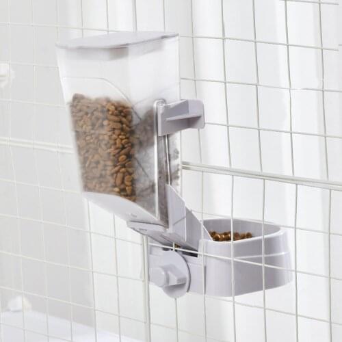 2L Pet Hanging Food Dispenser Multipurpose Cats Parrots Birds Rabbit Foodstuff Feeder Cage Device Adjusted Hangable Dog Bowl