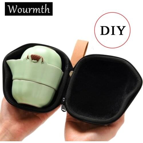 Private Customize Chinese Kung Fu Tea Set Ceramic Portable Teapot Set Travel Gaiwan Tea Cups of Tea Ceremony Teacup Fine Gift