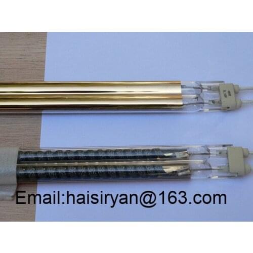 Customized infrared heater tube