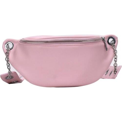 2021 New Style Fashion Bag Travel Waist Festival Money Belt PU Fanny Pack