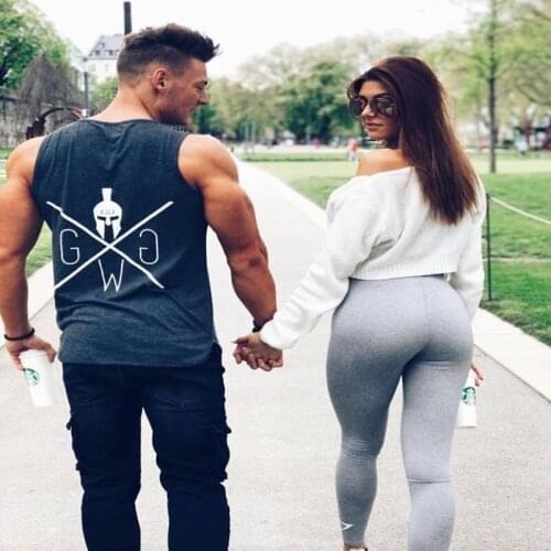 Muscle brother new cotton fitness mens vest outdoor running training breathable leisure skull vest