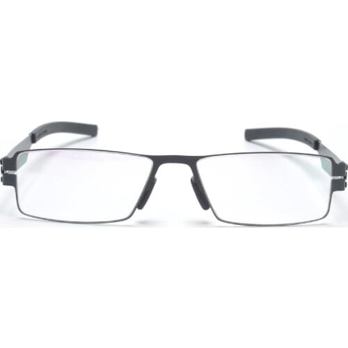 Glasses Frame No Screw No Welding Spot Glasses Frame Mens Full-Frame Ultra Light Square Frame Myopia Glasses Frame Tide
