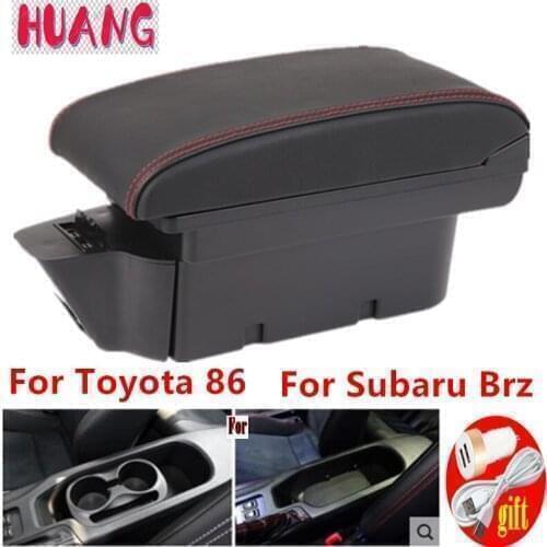 For Toyota 86 Armrest For Subaru Brz Car Armrest Box For Scion Fr-S Frs Gt86 2012-2021 storage box Auto parts Easy install