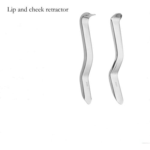 Lip and cheek retractor lip and cheek mouth angle implant dental tooth extraction hook dental instrument