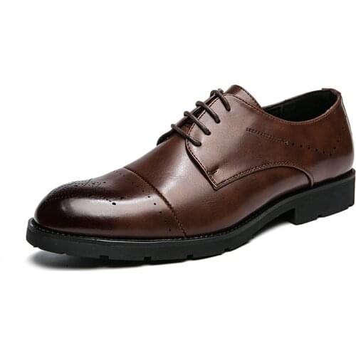 Plus size47 chaussure home luxury business Oxford leather shoes mens office formal wedding flat shoes breathable zapatos hombre