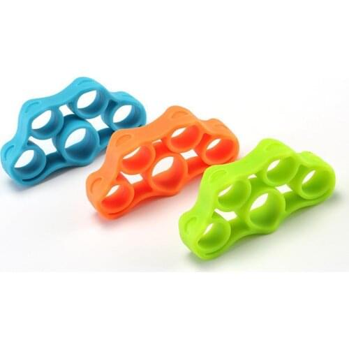 Silicon Hand Grip Strengthener Finger Stretcher Strength Trainer Hand Exerciser