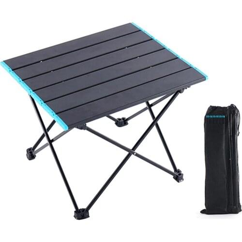 Aluminium Alloy Camping Table Portable Folding Table For Outdoor Furniture Folding Table Picnic Barbecue Computer Hiking Desk