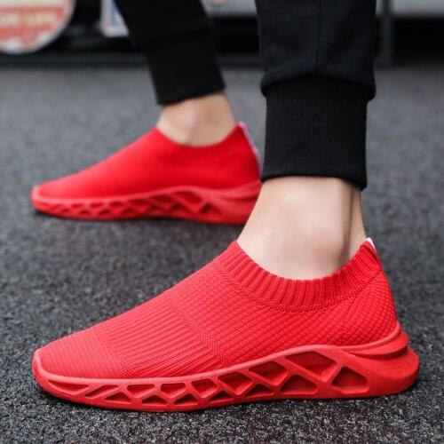 Light Running Shoes Men 400g Women Jogging Shoes Breathable Mens Shoes Slip on Loafer Shoe for Male Size 46 DropShipping dfg4