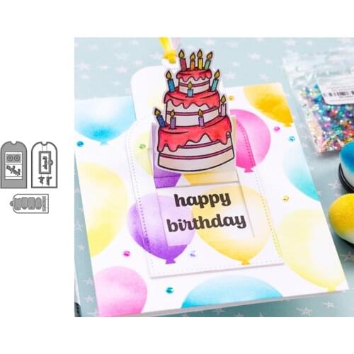 Pop Up Tag Die Cuts For Card Making 2020 For DIY Scrapbooking Album Decoration Embossed Crafts Creative Tag Metal Cutting Dies