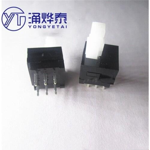 YYT 5PCS SPPH110800 Sharp TV switch 6-pin eccentric self-locking LCD 10*10*17