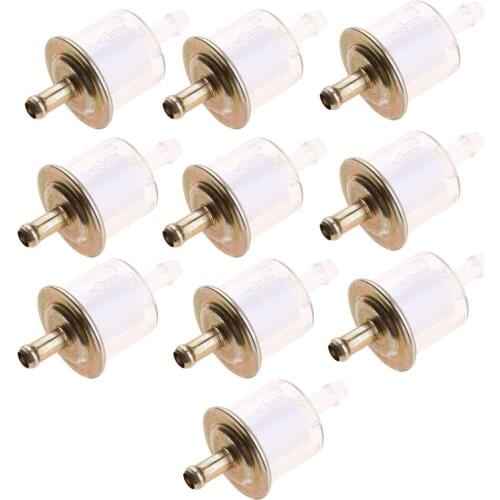 10 Pcs 5/16'' Universal Motorcycle Mini Small Engine Inline Gas Fuel Filters