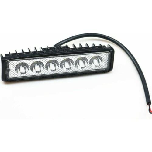 12V 18W 6inch Led Work Light Bar Flood Driving Fog Lamp Offroad Car SUV Truck
