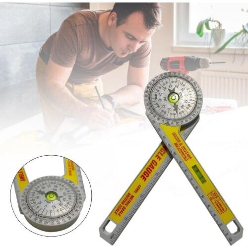 2 In 1 Multi Angle Measuring Ruler Digital Displayangle Ruler LED Laser Scale High Accuracy Electronic Goniometer Protractor