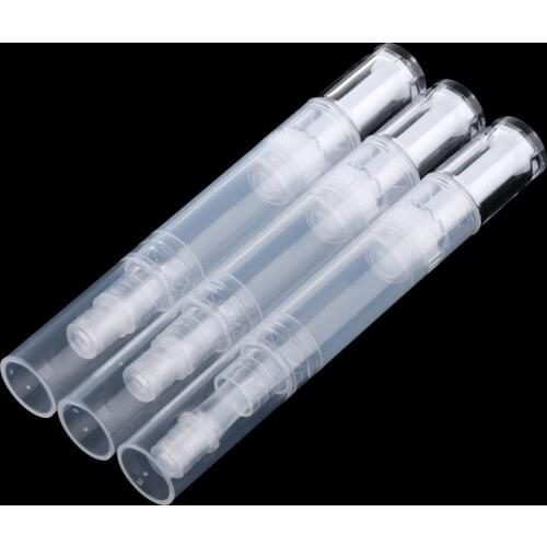 3Pcs 5ml Empty Twist Pen Silicone Head Makeup Bottles Lipstick Lip Oil Tubes