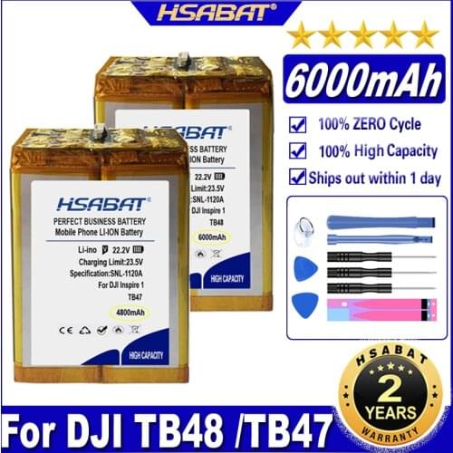 HSABAT TB48 TB47 4800~6000mAh Battery for DJI Inspire 1 TB48 TB47 Intelligent Flight Batteries
