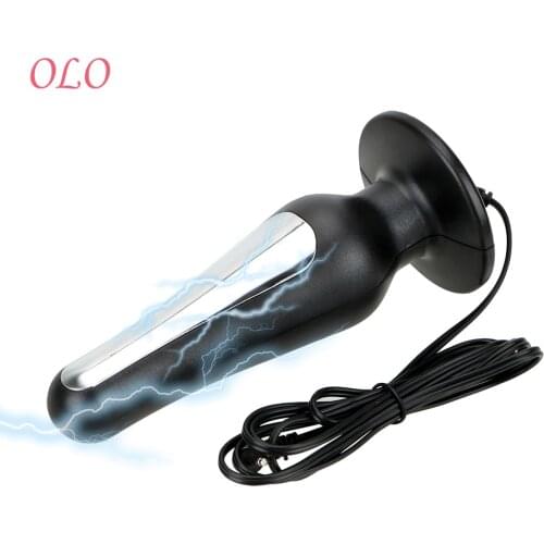 OLO Butt Massage Medical Themed Toys Sex Toys for Women Electric Shock Anal Plug Adult Games Adult Products