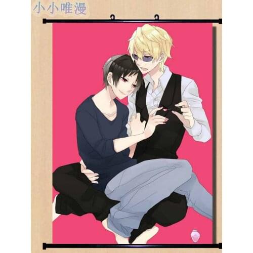 Anime DuRaRaRa!! Celty Sturluson & Ryugamine & Kida Masaomi & Orihara Izaya Home Decor Wall Scroll Poster Decorative Pictures