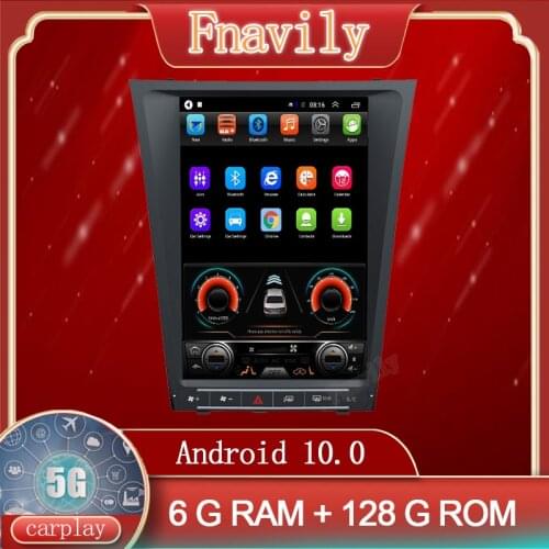 Android 10 Car Radio For Lexus GS GS300 GS350 GS400 GS430 GS450H GS460 Car Stereo GPS Autoradio Navigation Vertical Screen