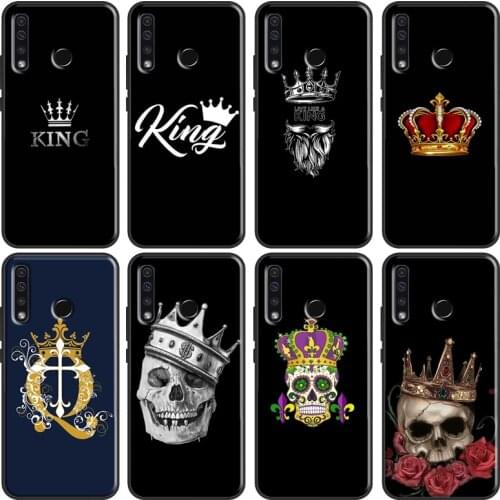Diamond Crown King Skull For Huawei Honor 10i 7C 7A 6C 4C Pro 8A 9A 6X 7X 8X 9X 7S 8S 9S 8 9 20 10X 10 Lite Case
