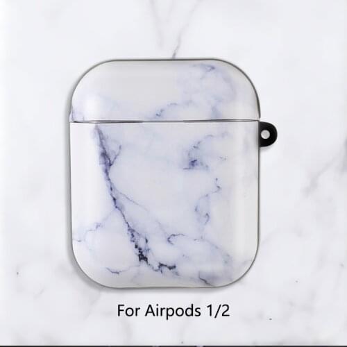 Marble Pattern Earphone Case For Apple Airpods 1/2 Soft Case Cover Charging Box Protective Shell For AirPods 2 Protective Cover
