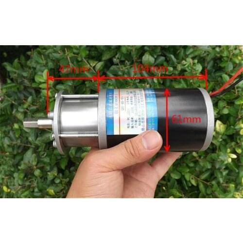 DC24V-200V permanent magnet planetary reduction motor low speed large torque 100W positive inversion speed regulating motor