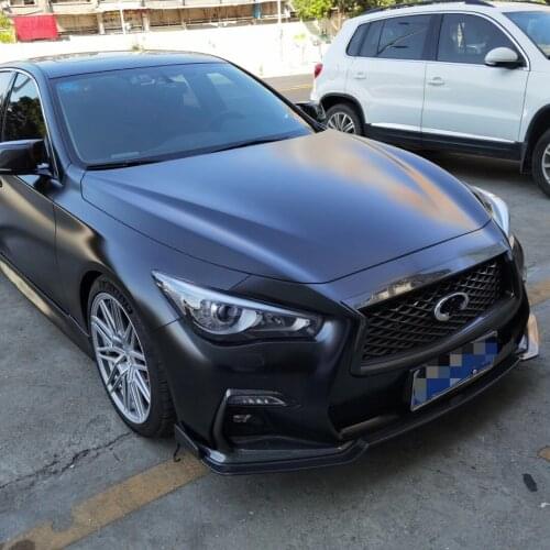 Ceramic Black Vinyl Wrap Film With 3 Layer Gloss Car Wrap Covering Fame Will Size 1.52*18M/ Roll