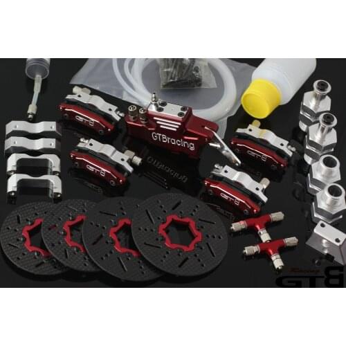 GTBracing Four 4 Wheel Brake Set RC 1/5 Car Parts for HPI Rovan KM Baja 5b 5t Buggy
