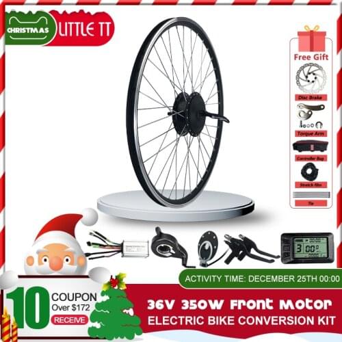 Electric Bicycle Conversion Kit 36V 350W Front Wheel Hub Motor 16-28inch700C Wheel For Ebike Conversion Kit