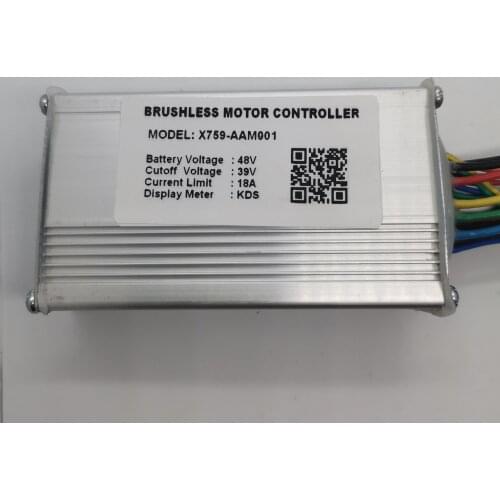 BRUSHLESS MOTOR CONTROLLER 48V/39V 18A KDS X759 -AAM001 X008-AAM003 updated parts ENGWE Electric Bicycle Accessories
