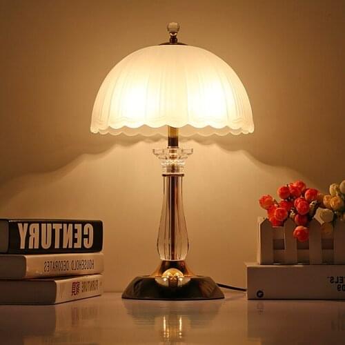 Wedding anniversary NEW Modern minimalist style lamp light adjustable table lamp bedside bedroom lamp glass ZH FG699