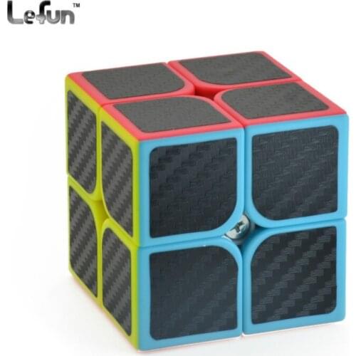 Lefang 2X2 Magic Neo Cube 2 By 2 Cube 50mm Speed Pocket Sticker Puzzle Cube Professional Educational Toys For Children