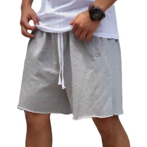 Summer Men Shorts Drawstring Loose Summer Casual Shorts Mid Rise Pockets Short Pants for Fitness drawstring Casual Shorts 2021