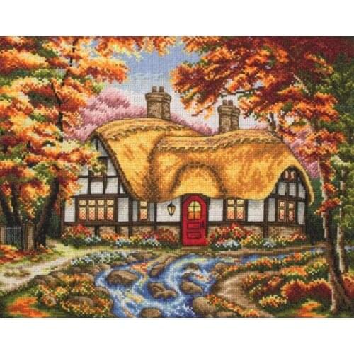 Anchor Cottage in the woods 45-39 Cross Stitch Kit Packages Counted Cross-Stitching Kits New Pattern Cross stich Painting Set