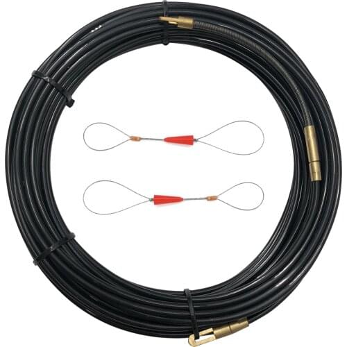 Nylon Cable Puller Wire Fish Tape Rod Draw Push Puller Lead Device Construction Electrician Duct Rod Hand Tools Guide Device