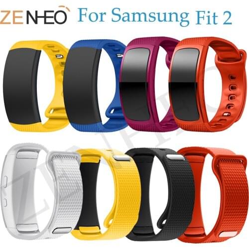 Watch band 2018 Luxury sport Silicone Watch Replacement wrist Band bracelet Strap For Samsung Gear Fit 2 SM-R360 watch Wristband