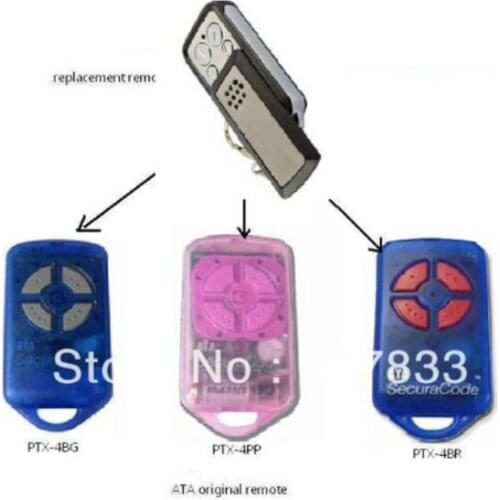 Slide case ATA remote ,ATA opener,,ATA garage door remote control,ATA transmitter remote very