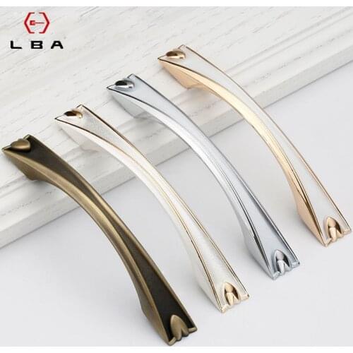 Modern European Fashion Furniture Door Handle Bathroom Bedroom Cabinet Pulls Handle Furniture Cabinet Hardware Handle