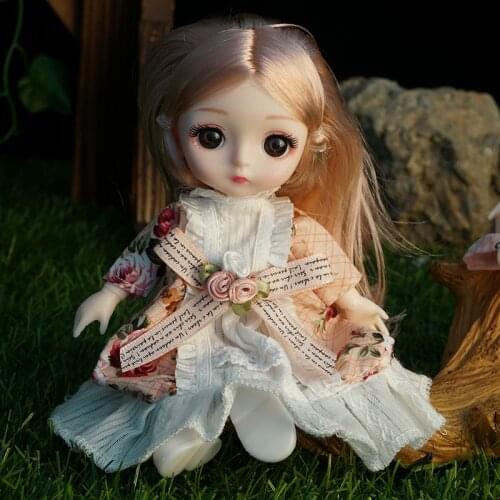 Wedding Dress BJD Doll 13 Joint Movable Cute Bride Doll Retro Dress Wedding Props Cosplay Toy Girl Birthday Gift Christmas